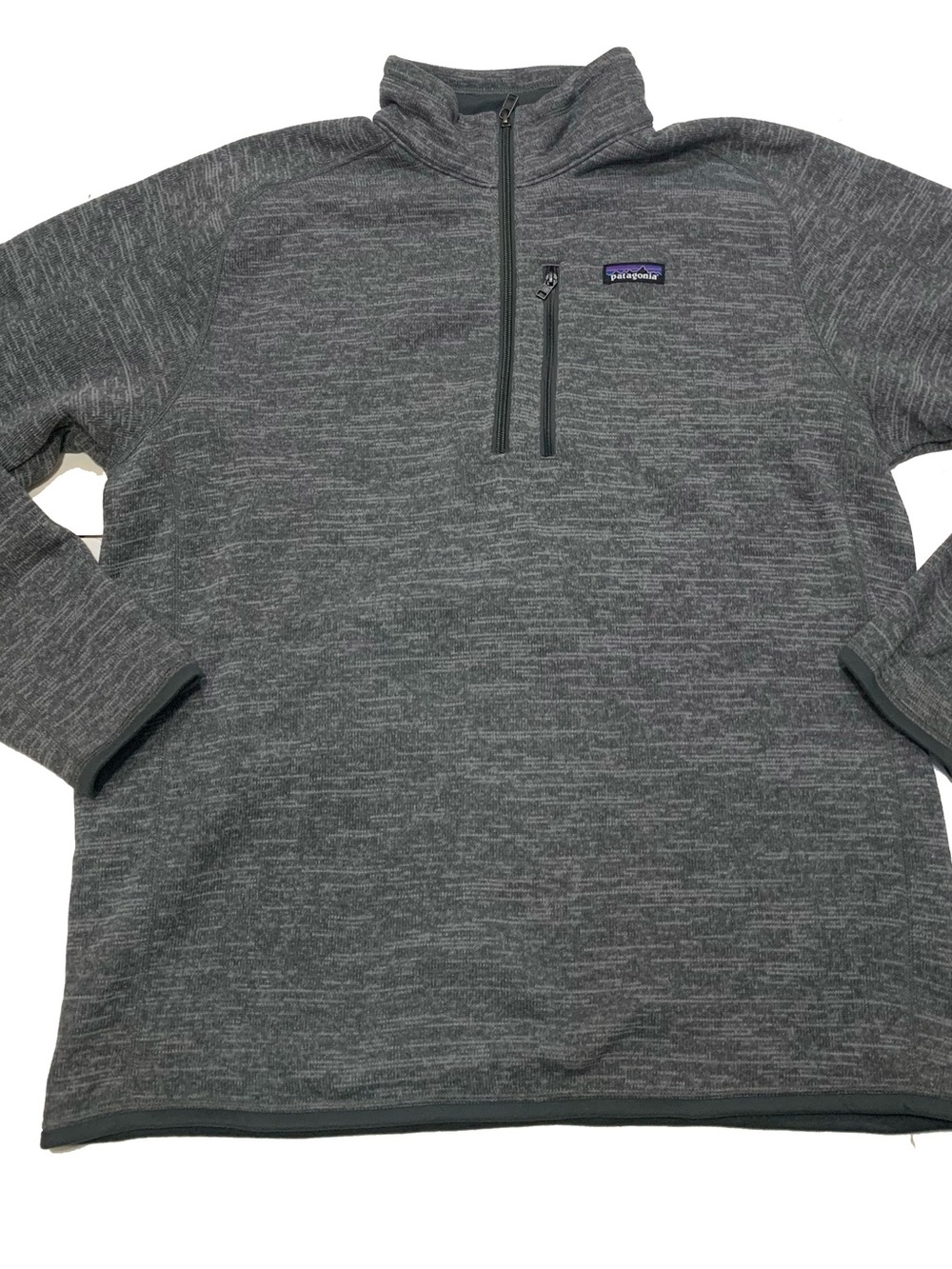 Patagonia men’s better sweater 1/4 zip fleece jacket
